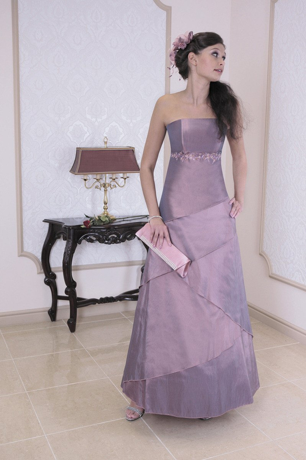 Sukienka FSU072 MIEDZIANO-RÓŻOWY