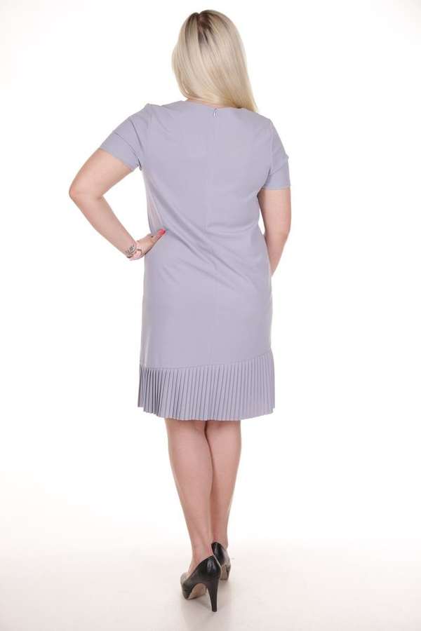 Sukienka FSU928 SZARY JASNY