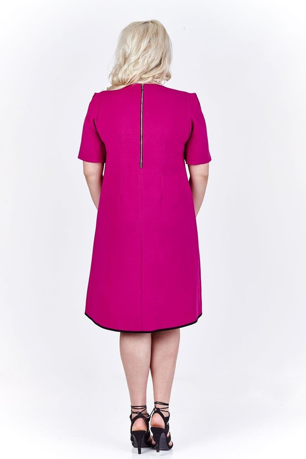 Sukienka FSU768  AMARANTOWY ŚREDNI