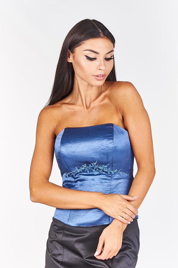 Gorset FGR042 GRANATOWY JASNY