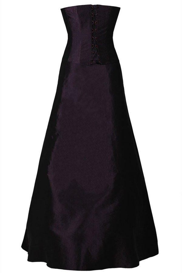 Sukienka FSU085 ŚLIWKOWY CIEMNY