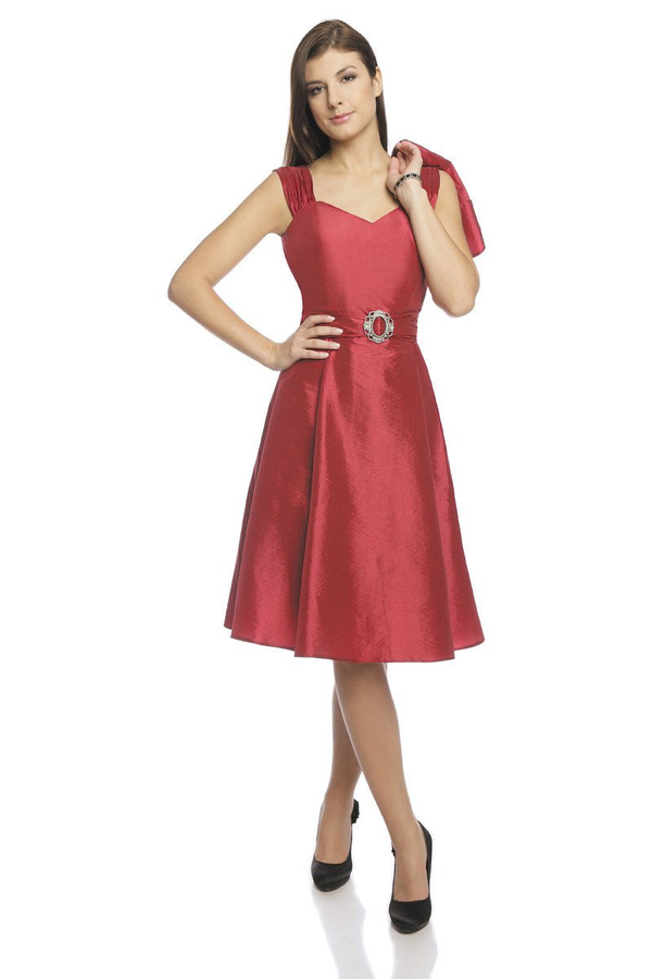 Sukienka FSU135 RUBINOWY