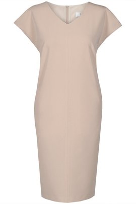 Sukienka FSU865 BEŻOWY