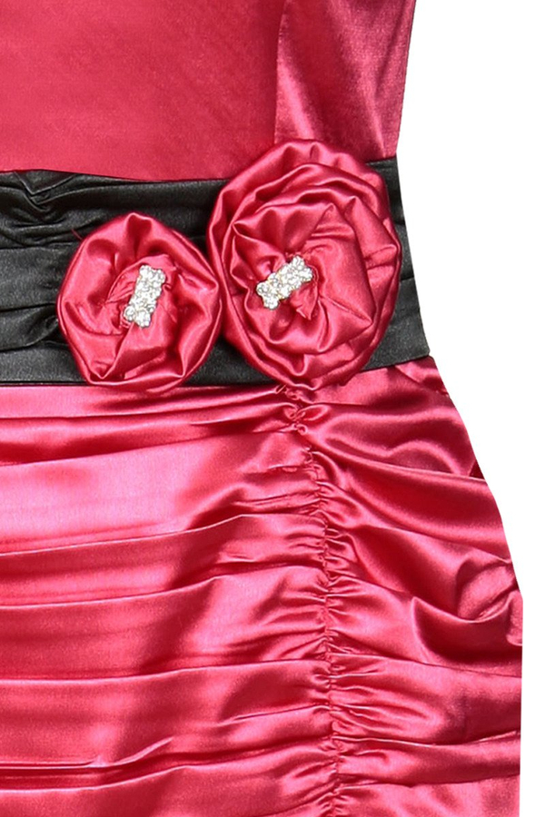 Sukienka FSU190 MALINOWY