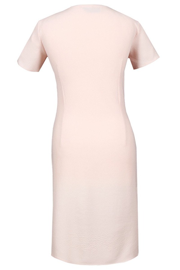 Sukienka FSU666 ŁOSOSIOWY JASNY