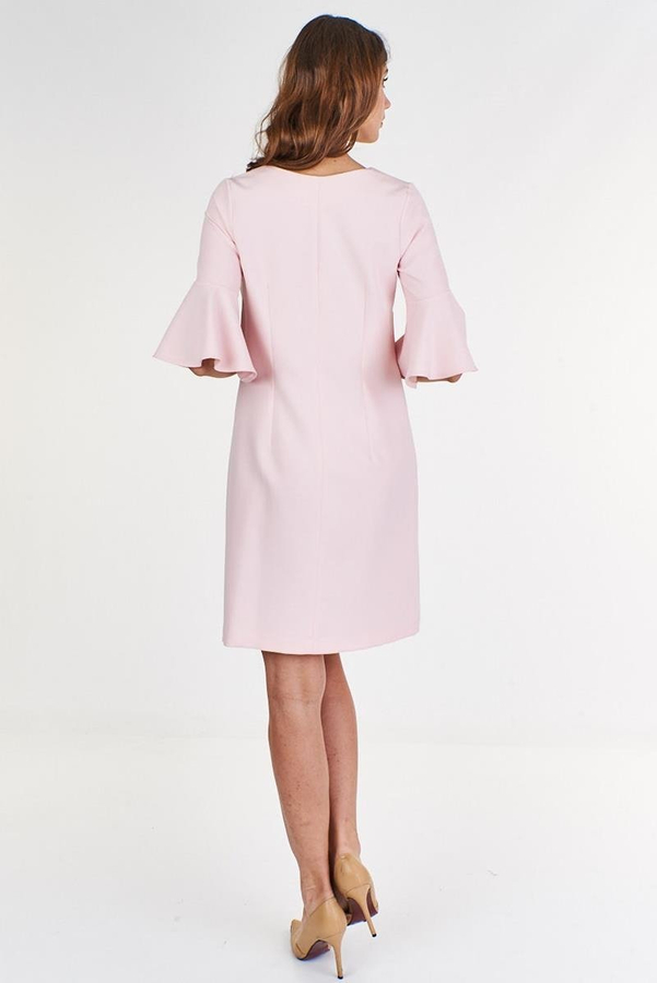 Sukienka FSU879 RÓŻOWY JASNY