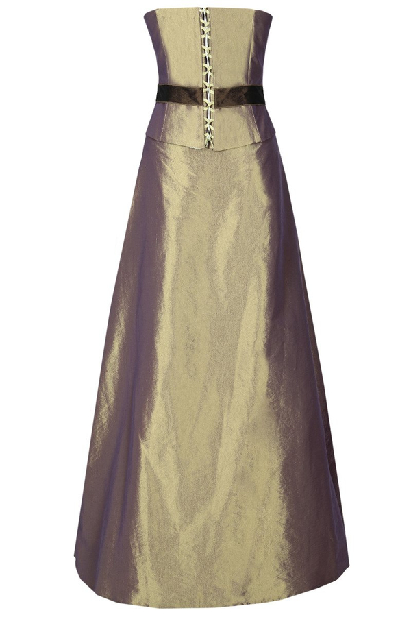 Sukienka FSU077 ZIELONY ZGNIŁY CIEMNY