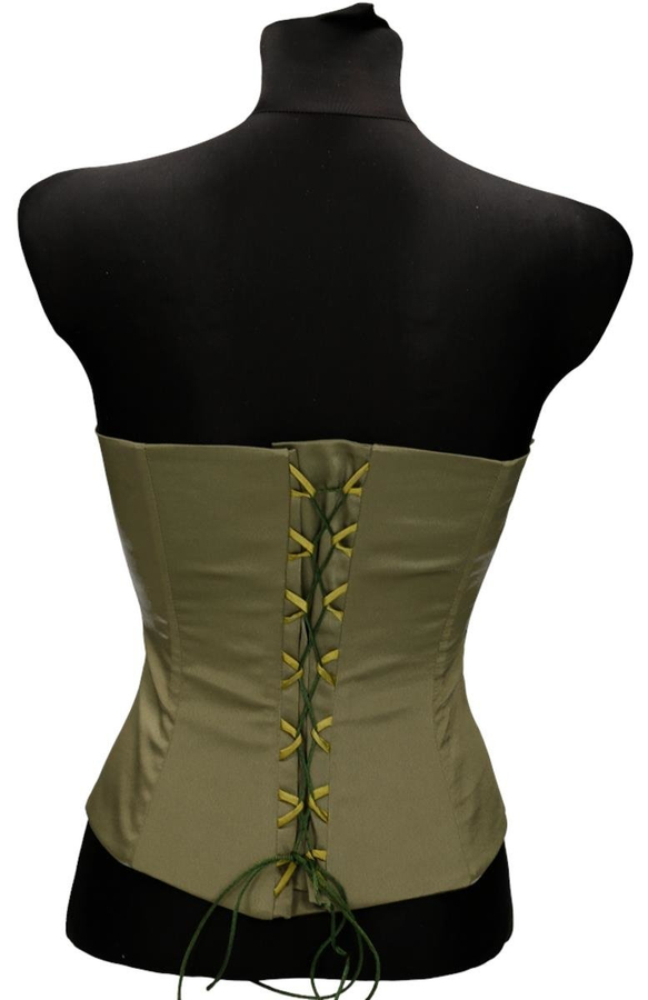 Gorset FGR042 ZIELONY ZGNIŁY CIEMNY