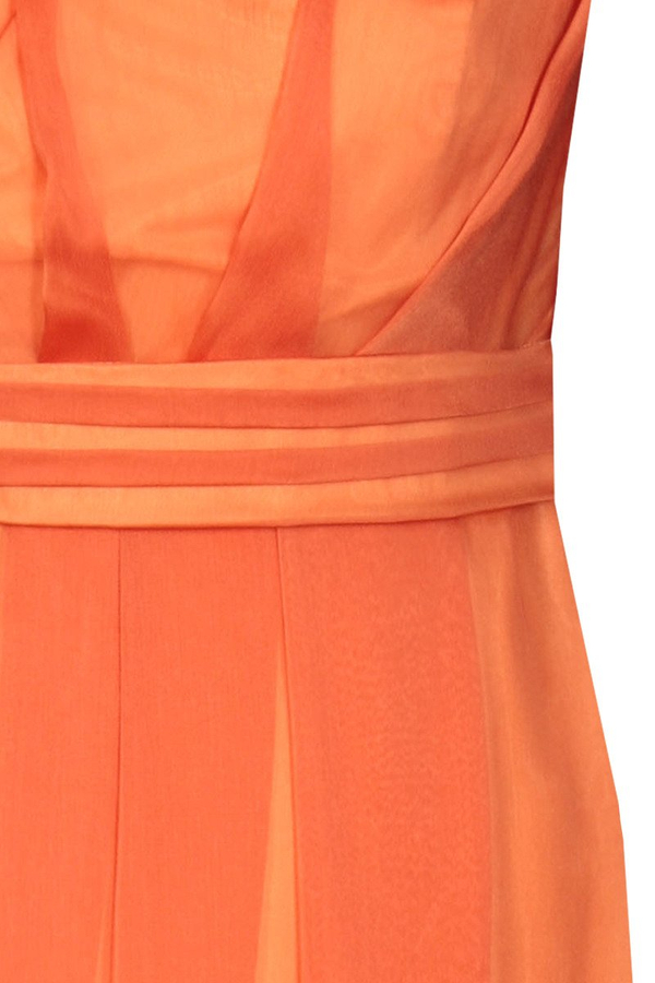 Sukienka FSU219 POMARAŃCZOWY JASNY