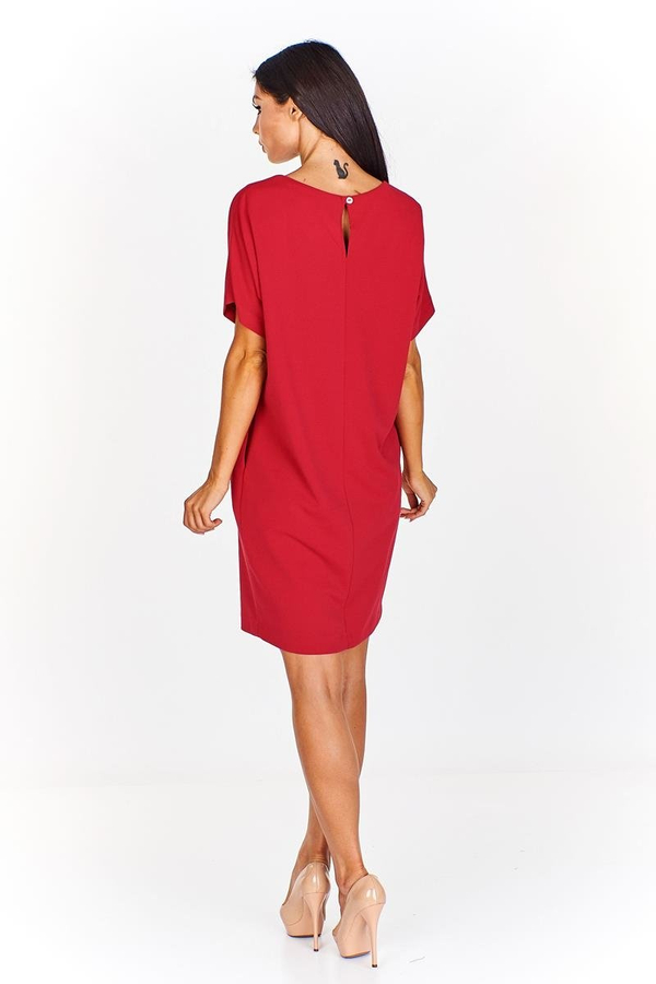 Sukienka FSU1116 RUBINOWY