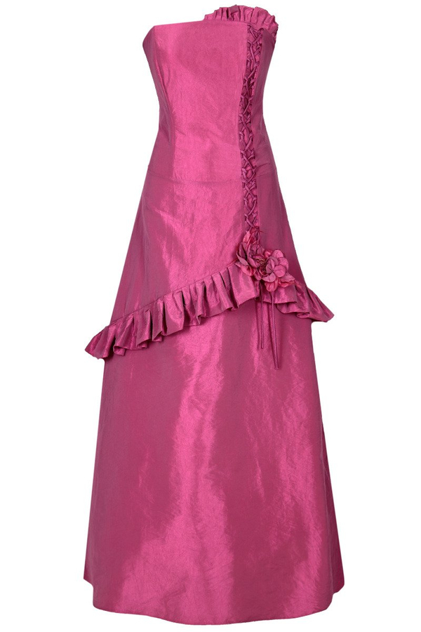 Sukienka FSU136 AMARANTOWY ŚREDNI