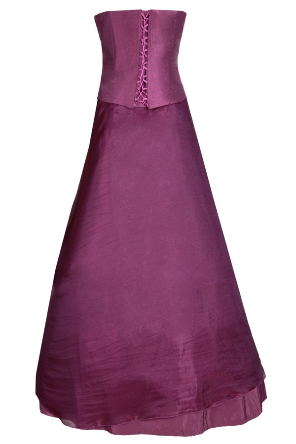 Sukienka FSU034 AMARANTOWY CIEMNY