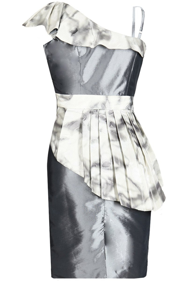 Sukienka FSU217 SZARY