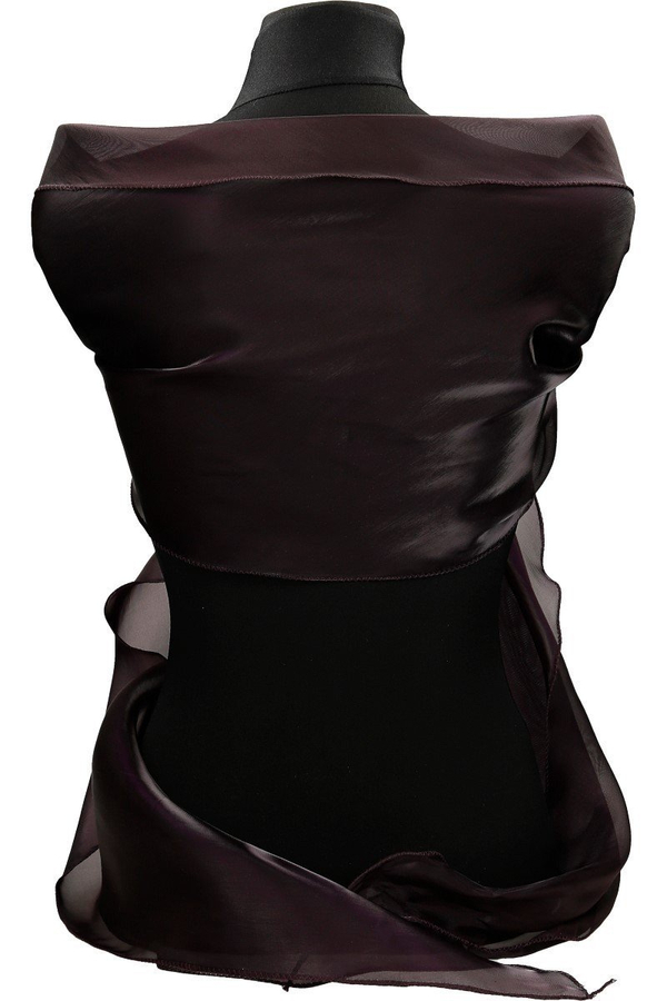 Szal FSZ056 ŚLIWKOWY CIEMNY