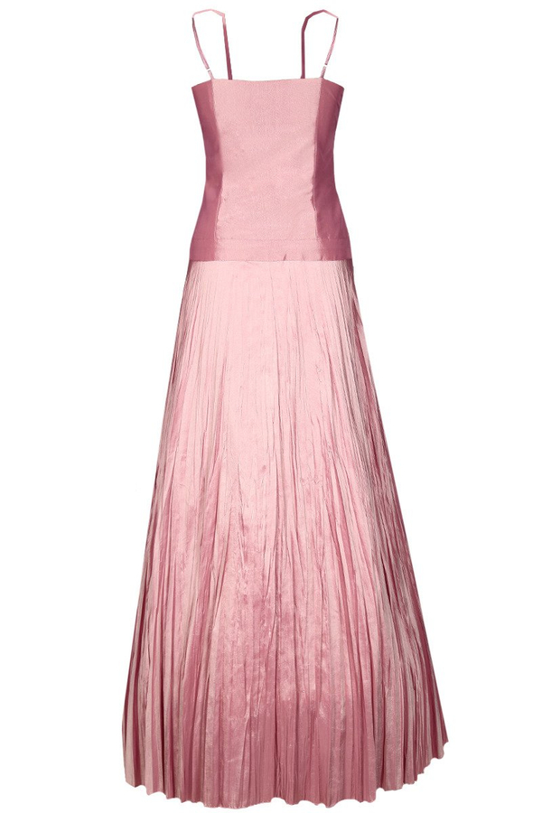 Sukienka FSU140 RÓŻOWY ŚREDNI