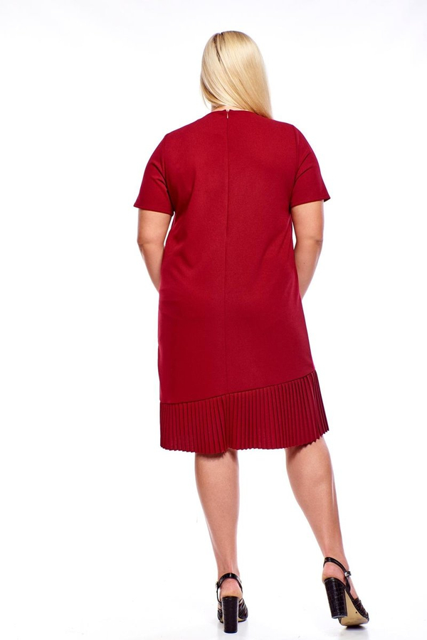 Sukienka FSU928 BORDOWY