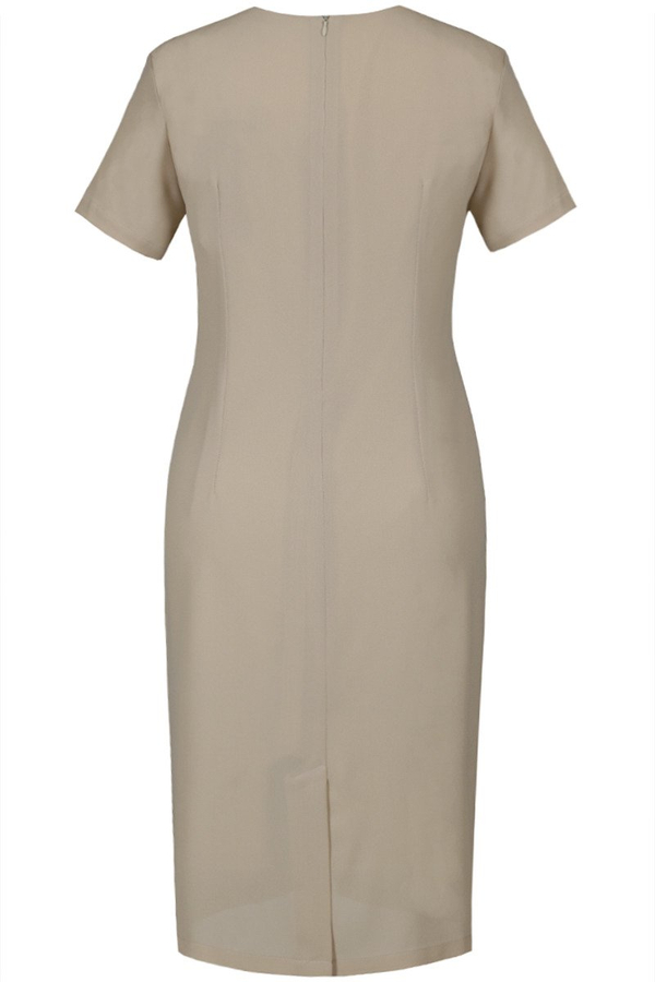 Sukienka FSU1111 BEŻOWY