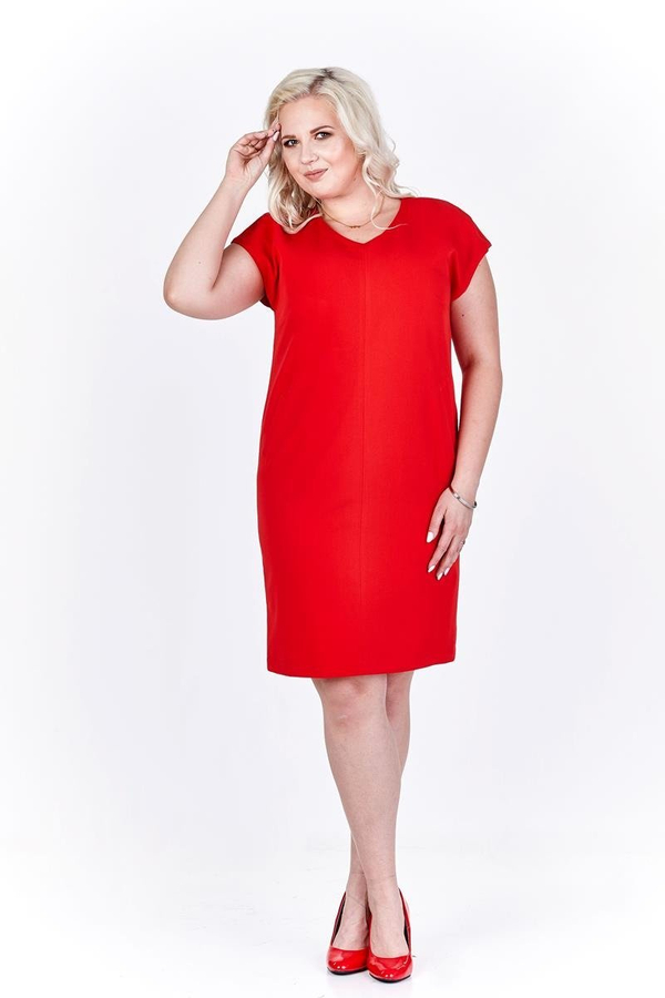 Sukienka FSU865 CZERWONY