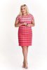 Sukienka FSU781 CZERWONY ombre