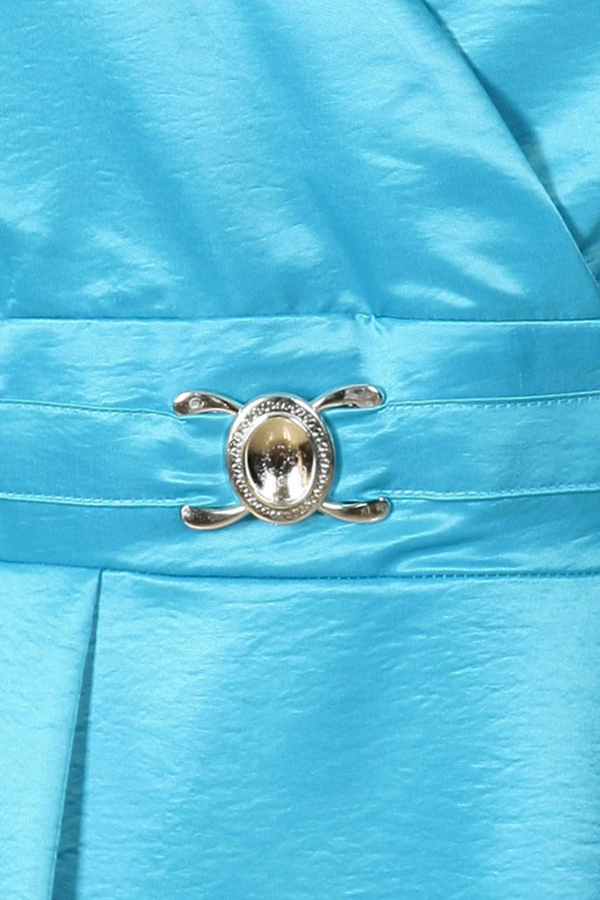 Sukienka FSU925 TURKUSOWY CIEMNY