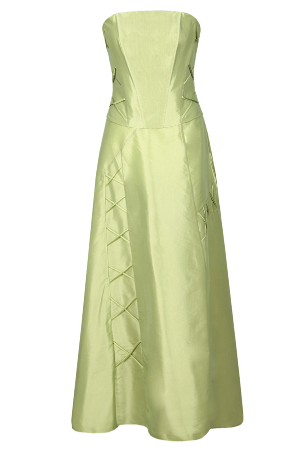 Sukienka FSU087 SELEDYNOWY CIEMNY