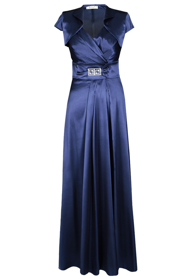 Sukienka FSU197 CHABROWY CIEMNY