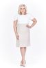 Sukienka FSU897 SZAMPAN + EKRI