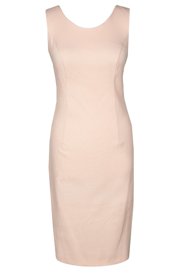 Sukienka FSU487 ŁOSOSIOWY JASNY