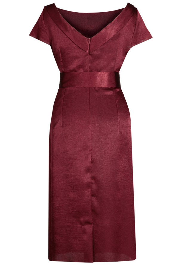 Sukienka FSU199 BURGUNDOWY