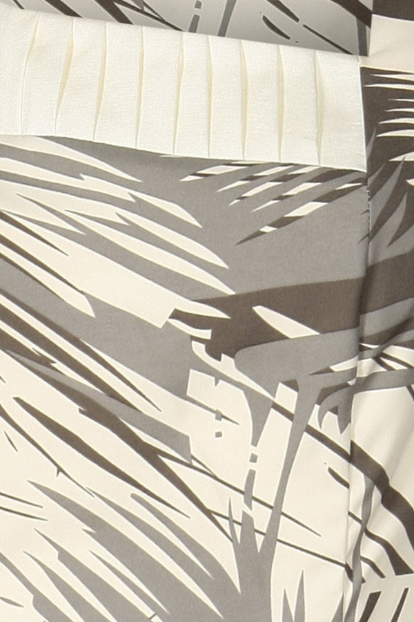 Sukienka FSU915 EKRI + SZARO-BEŻOWY