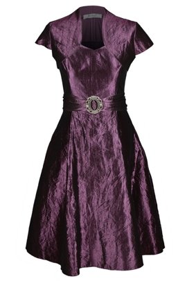 Sukienka FSU135 BAKŁAŻAN