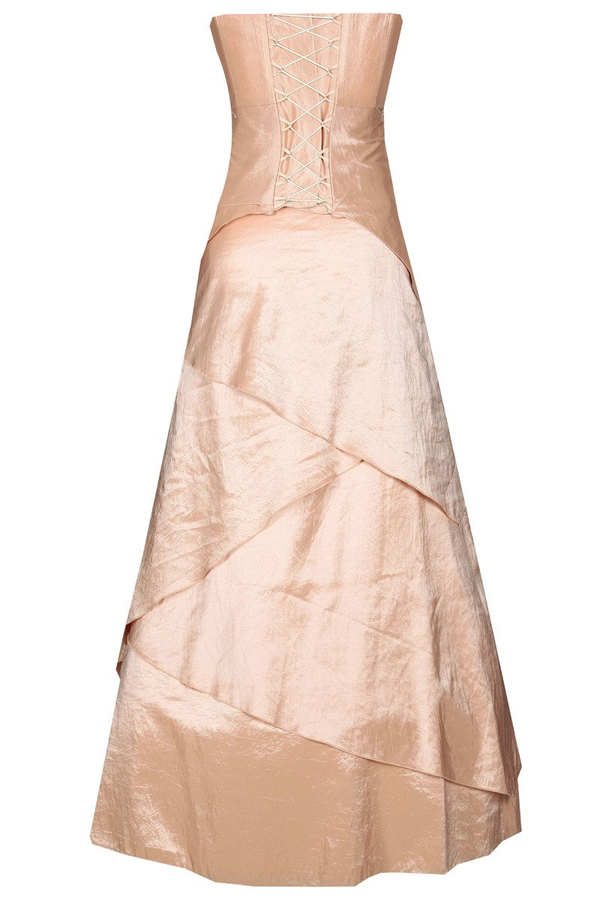 Sukienka FSU072 ŁOSOSIOWY JASNY