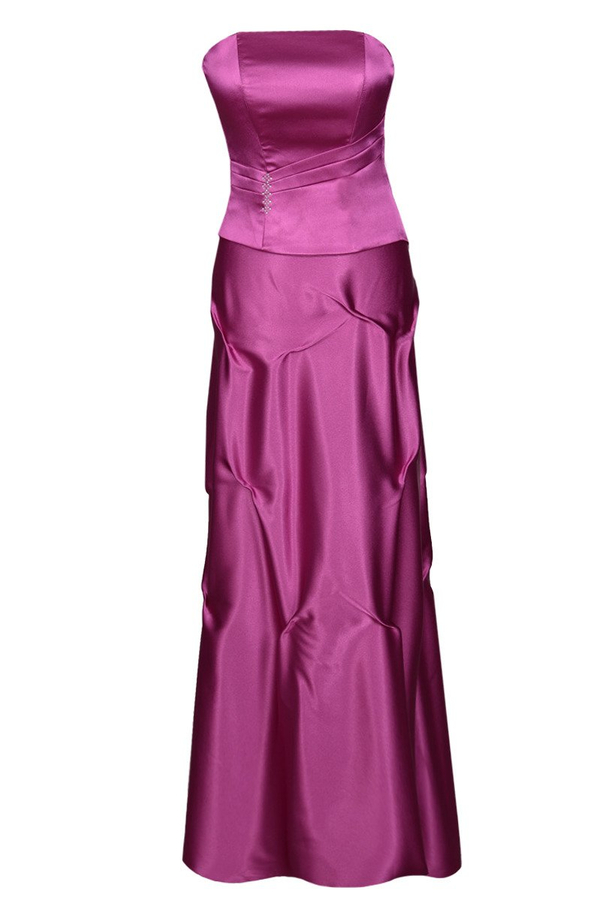 Sukienka FSU019 AMARANTOWY ŚREDNI