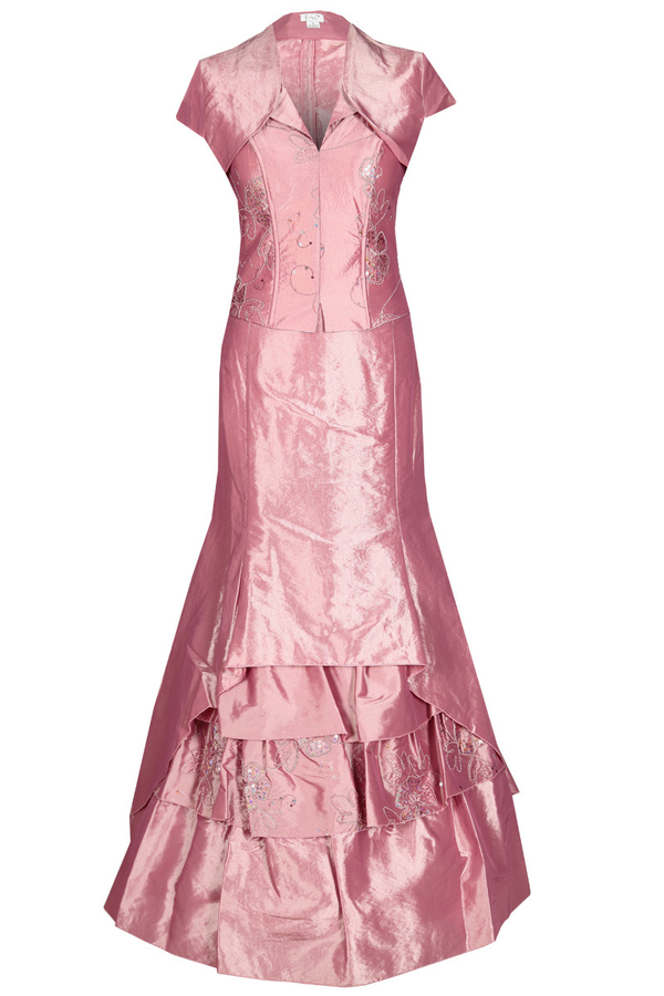 Sukienka FSU058 RÓŻOWY ŚREDNI