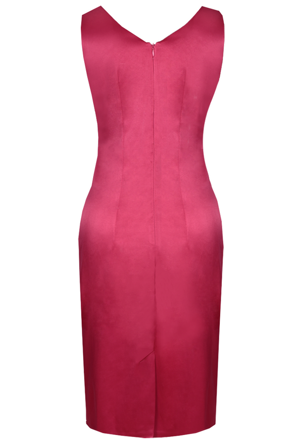 Sukienka FSU189 MALINOWY