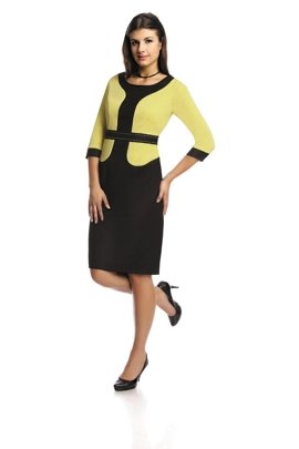 Dress FSU301 BLACK LIME