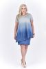 Sukienka FSU689 JEANSOWY ombre
