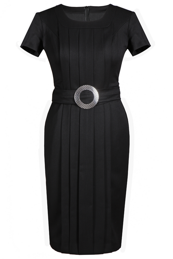 Sukienka FSU316 CZARNY