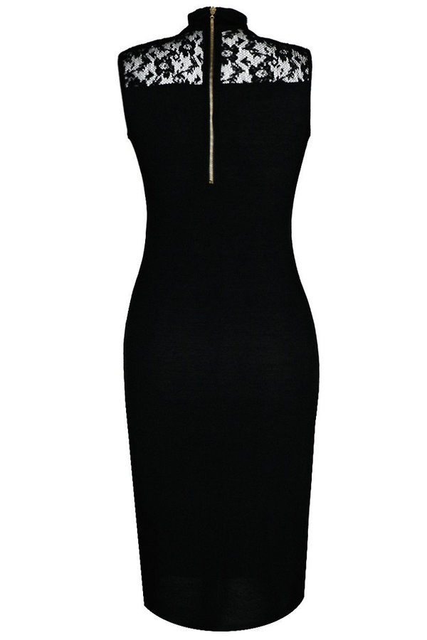 Sukienka FSU652 CZARNY