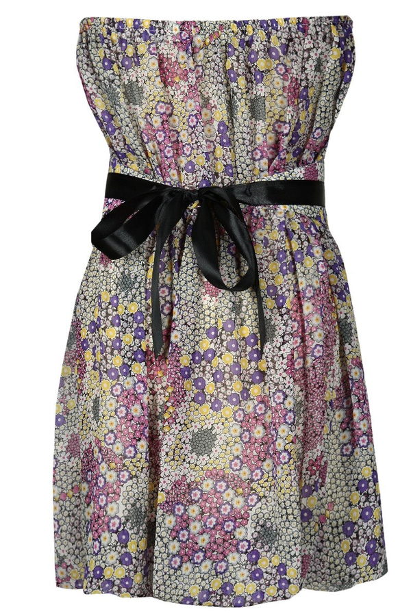 Sukienka FSU151 AMARANTOWY JASNY