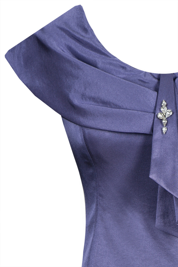 Sukienka FSU192 ŚLIWKOWY