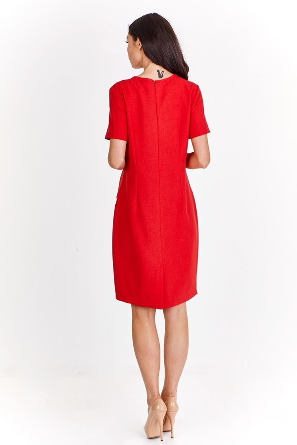 Sukienka FSU1012 CZERWONY