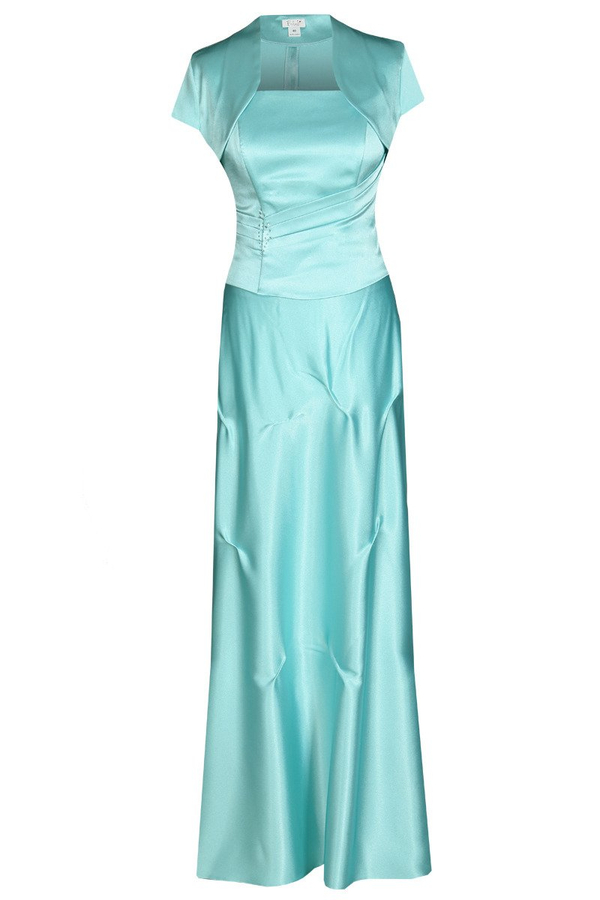 Sukienka FSU019 TURKUSOWY