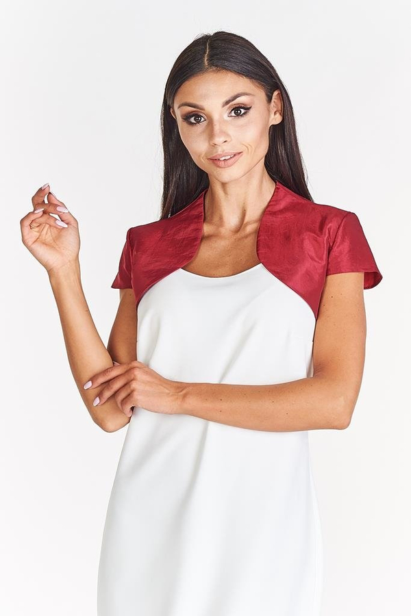 Bolerko FBL172 RUBINOWY tafta