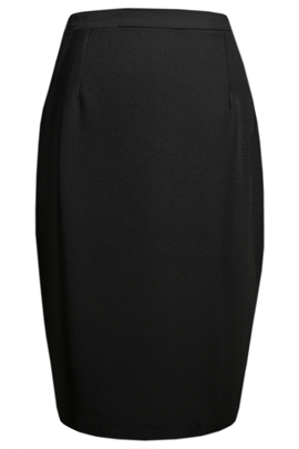 Spódnica FSP641 CZARNY + srebrna nić