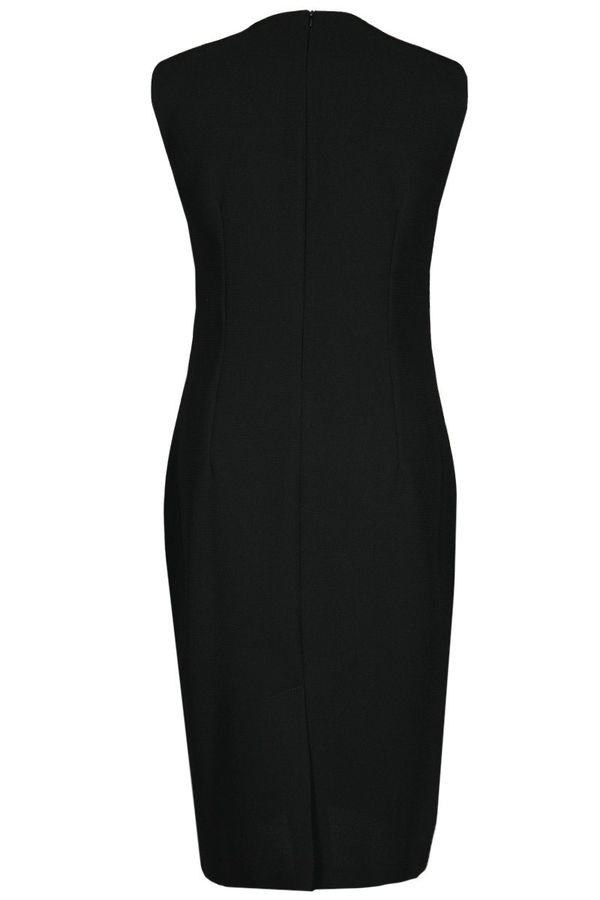 Sukienka FSU448 CZARNY BORDOWY