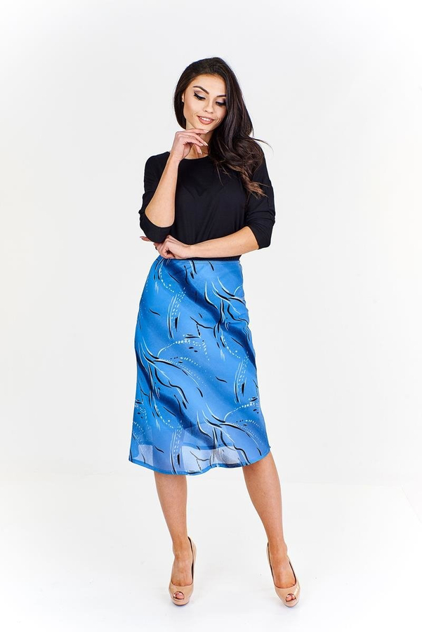 Spódnica FSP771 NIEBIESKI