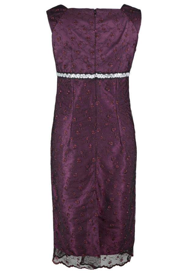 Sukienka FSU161 BAKŁAŻAN