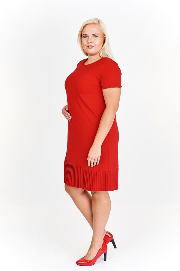 Sukienka FSU928 CZERWONY