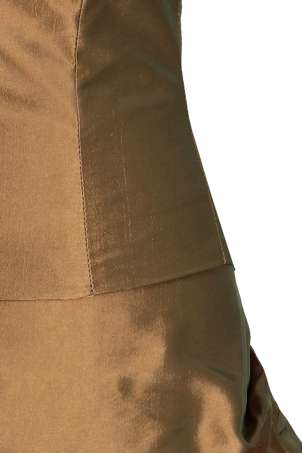 Sukienka FSU134 MIEDZIANO ZIELONY